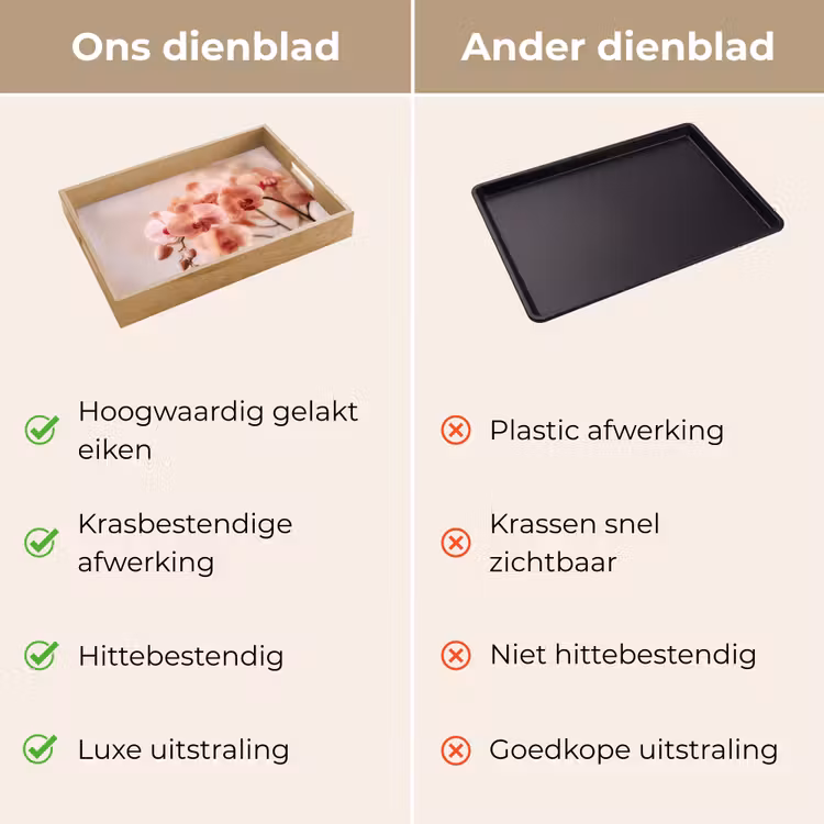 Dienblad - Orchidee - Bloemen - Roze - Bloemblaadjes — 9