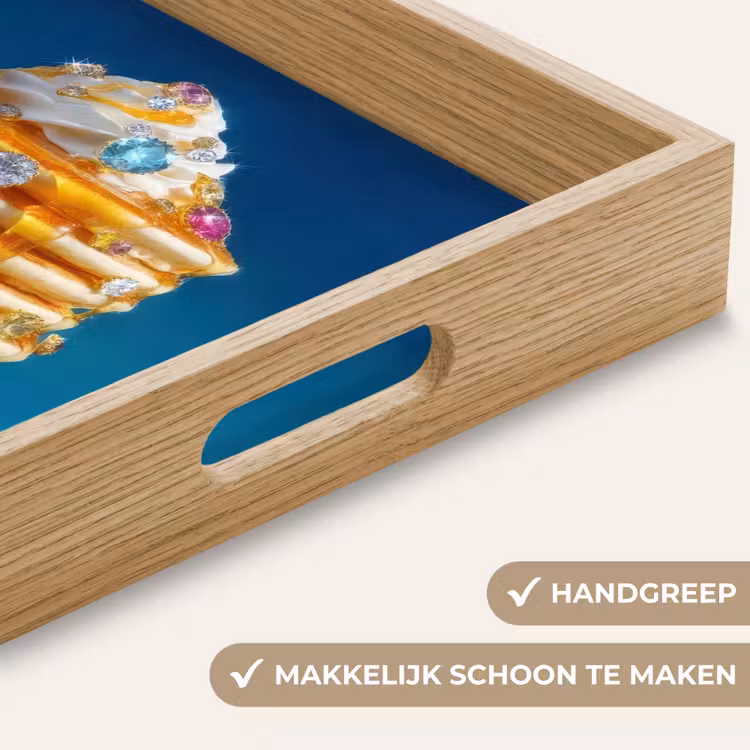 Dienblad - Pannenkoeken - Steentjes - Glitter - Slagroom — 8