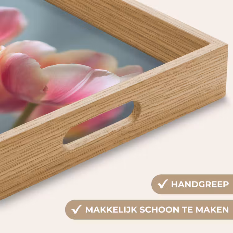 Dienblad - Tulpen - Roze - Stelen — 8