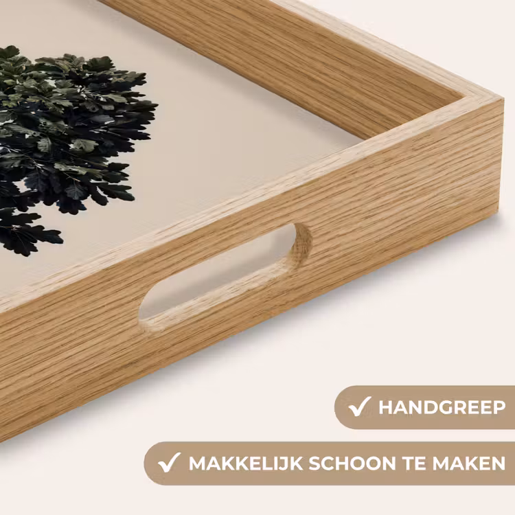 Dienblad - Eikenboom - Schaduw - Egaal — 8
