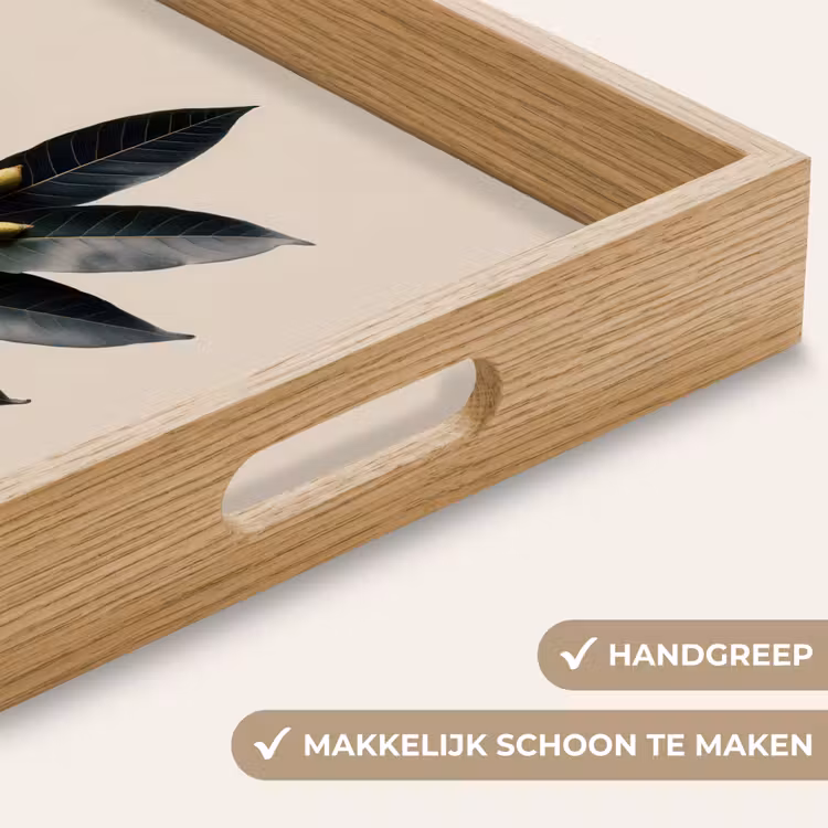 Dienblad - Laurierbladeren - Bloemknoppen - subtiel — 8