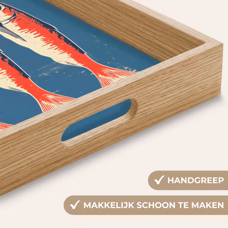 Dienblad - Vissen - Rood - Blauw — 8