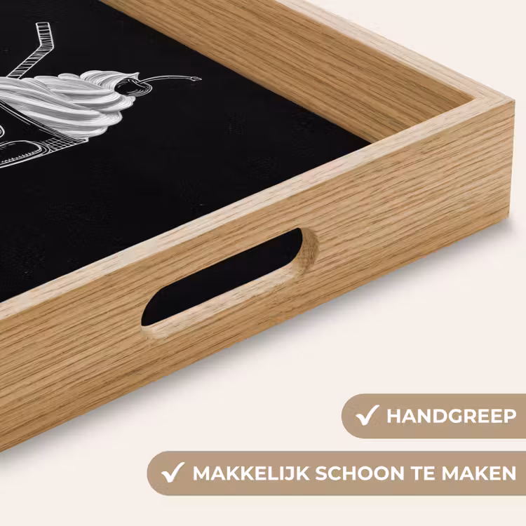 Dienblad - Ijscoupe - Kers - Krijtstijl - Slagroom — 8