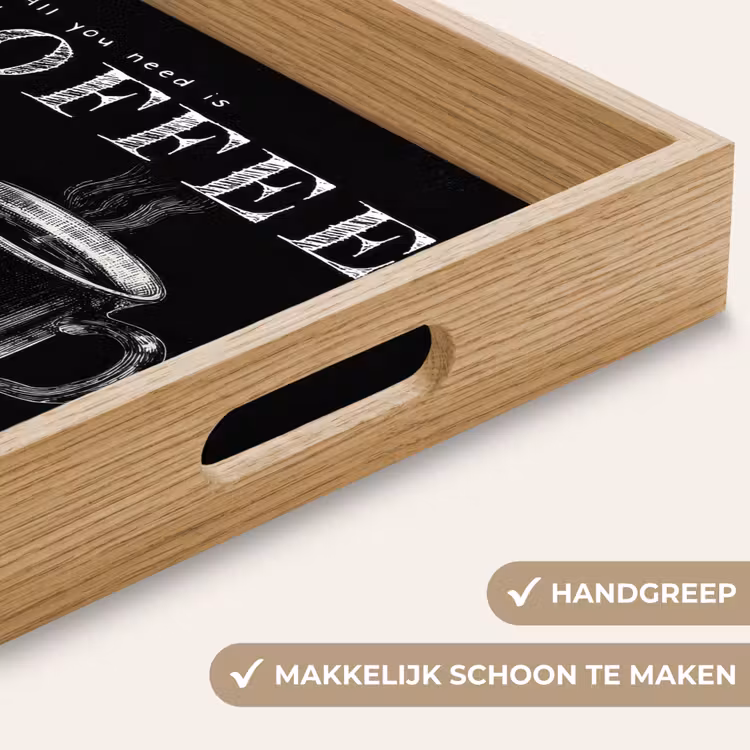 Dienblad - Koffie - Croissant - Tekst — 8