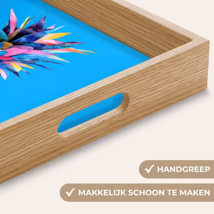 Dienblad - Ananas - Blauw - Tropisch - Vrolijk — 8