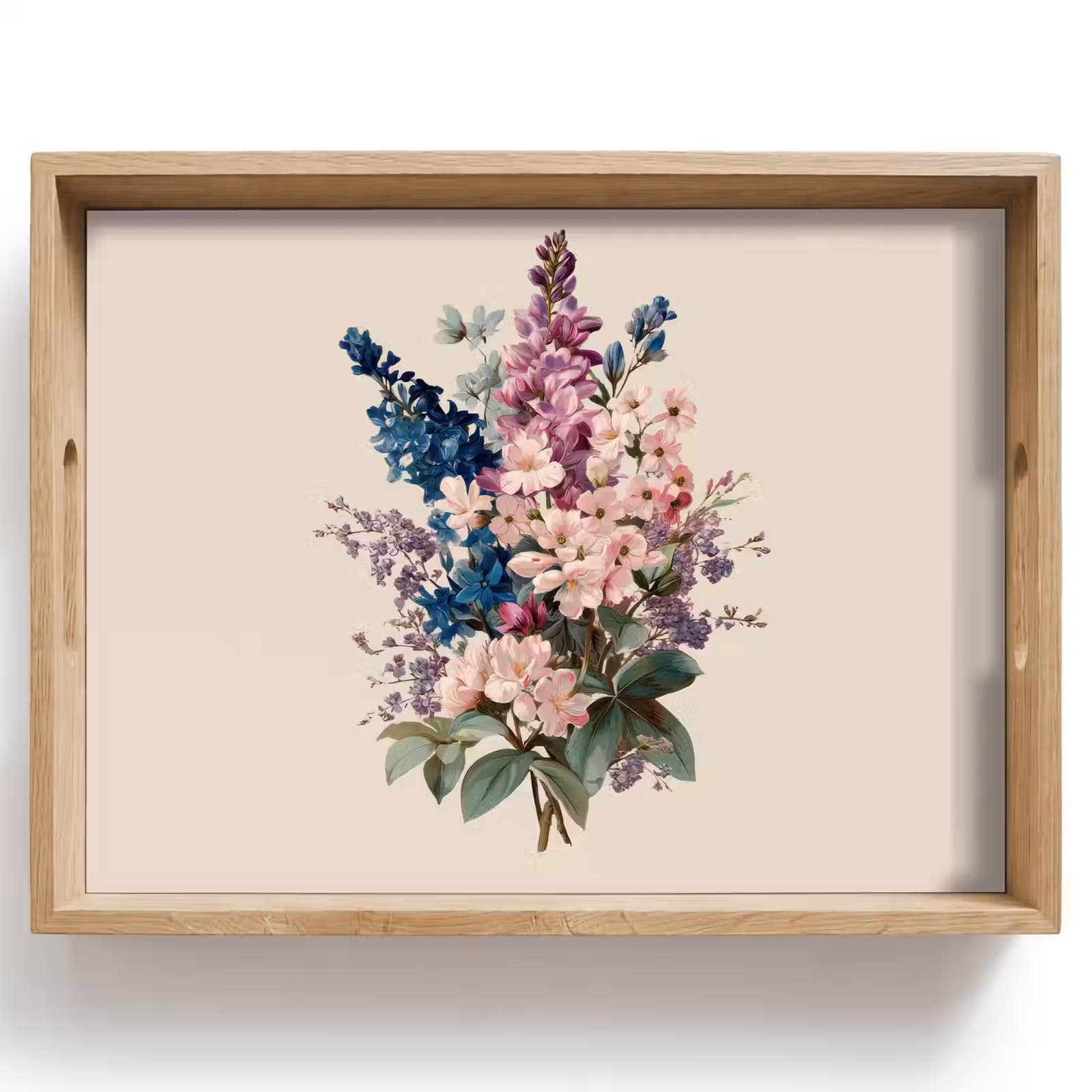 Dienblad - Boeket - Beige - Harmonieus - Subtiel — 1