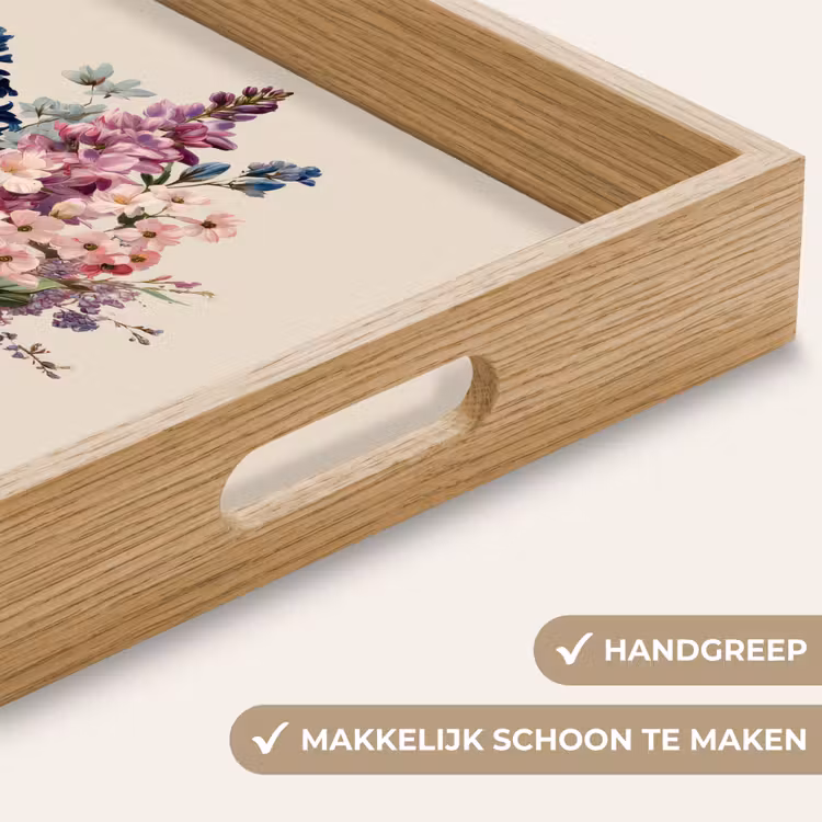 Dienblad - Boeket - Beige - Harmonieus - Subtiel — 8
