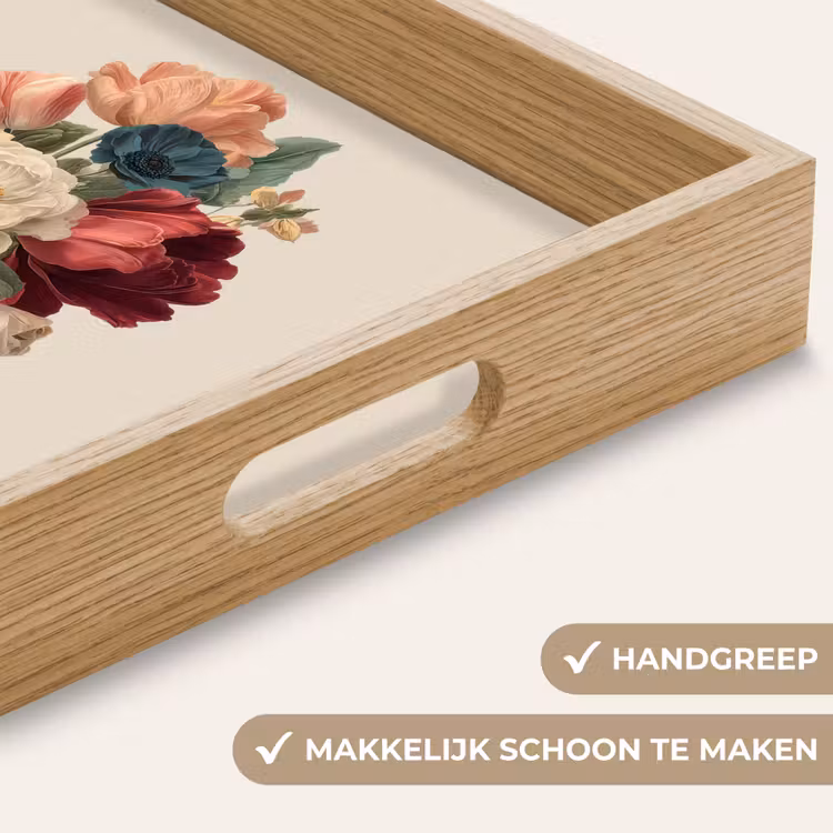 Dienblad - Boeket - Warme tinten - Elegant — 8