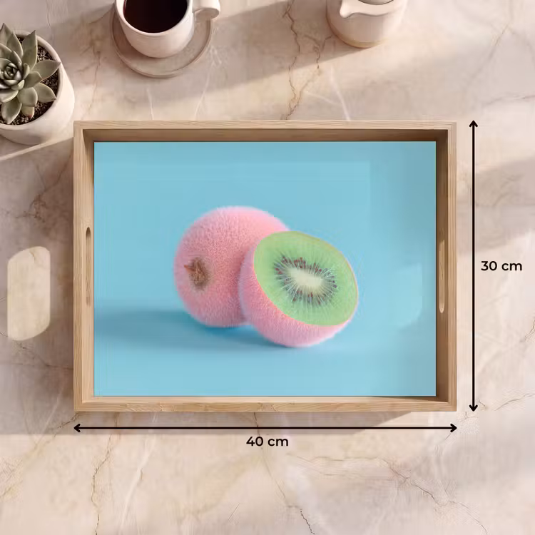 Dienblad - Kiwi - Blauw - Surrealistisch — 7