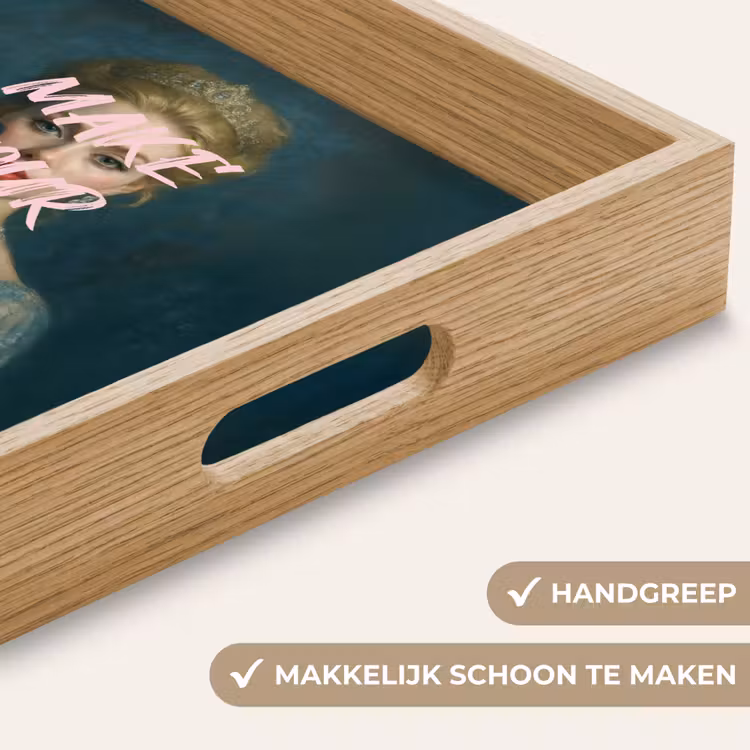 Dienblad - Klassiek - Sierlijk - Roze — 8