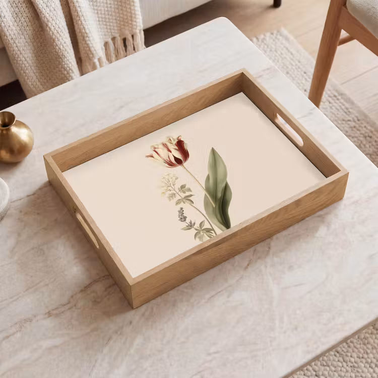 Dienblad - Tulp - Minimalistisch - Beige — 2