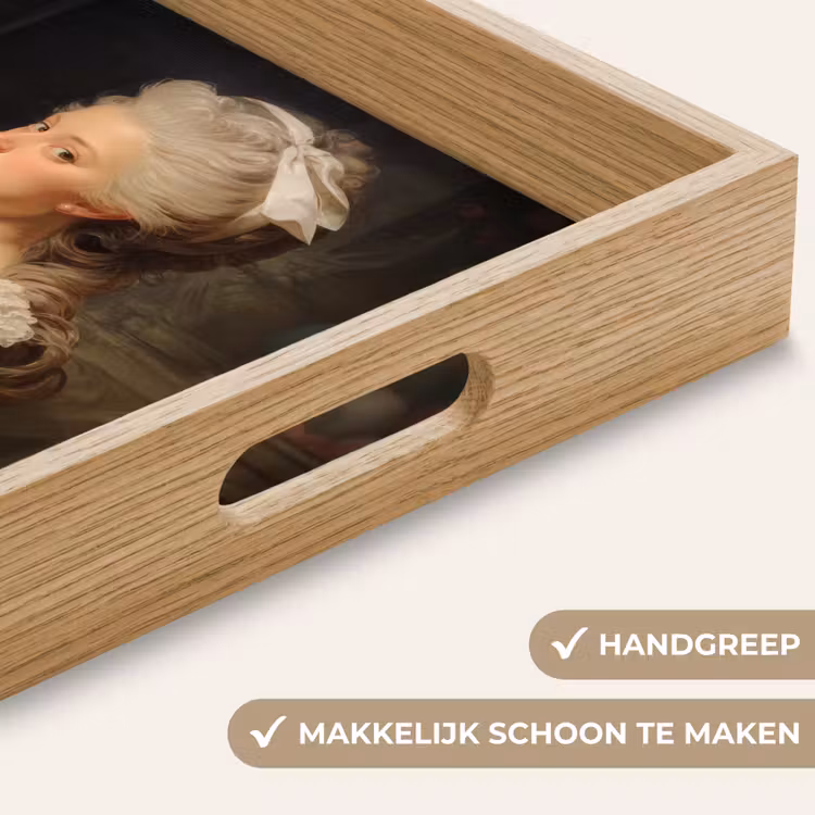 Dienblad - Vrouw - Barokjurk - Kauwgom — 8