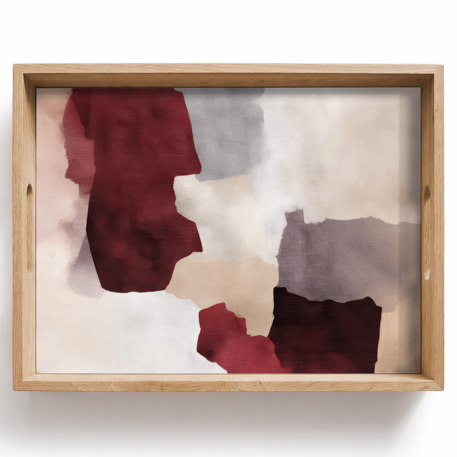 Dienblad - Abstract - Kleurbakken - Rood — 1