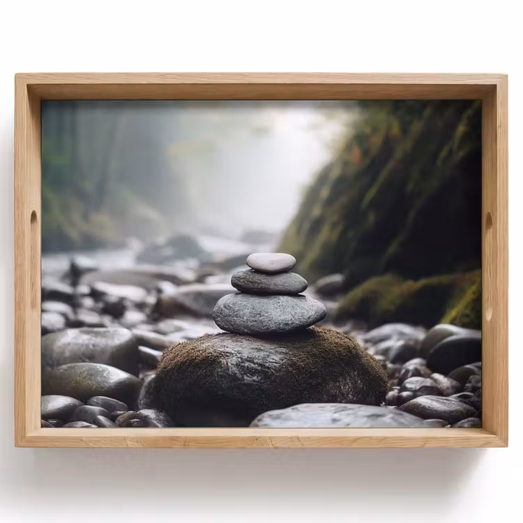 Dienblad - Stenen - Stapel - Natuur — 1