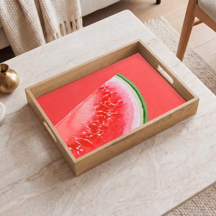 Dienblad - Watermeloen - Rood - Zomers — 2