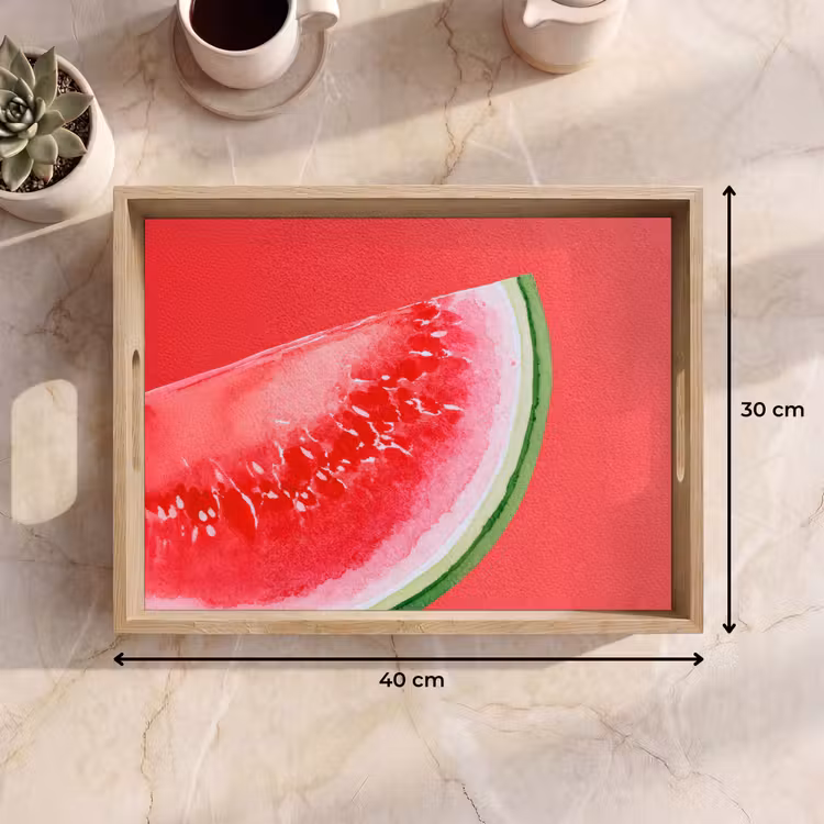 Dienblad - Watermeloen - Rood - Zomers — 7