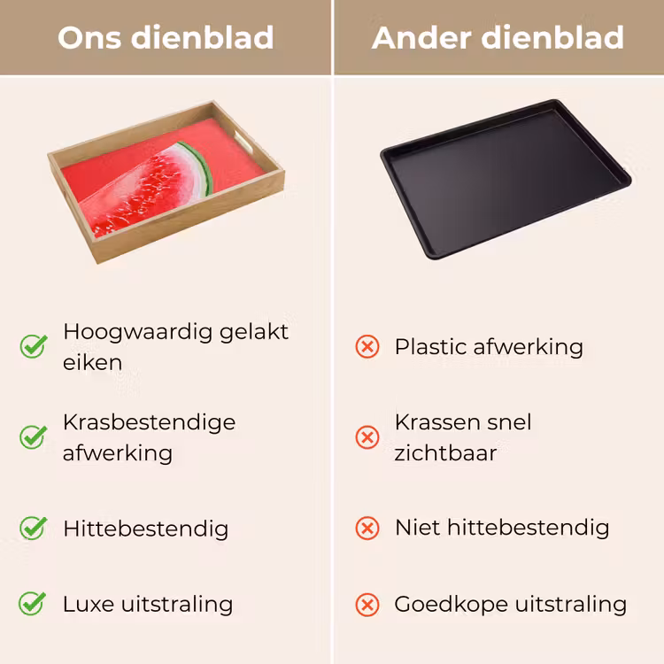 Dienblad - Watermeloen - Rood - Zomers — 9
