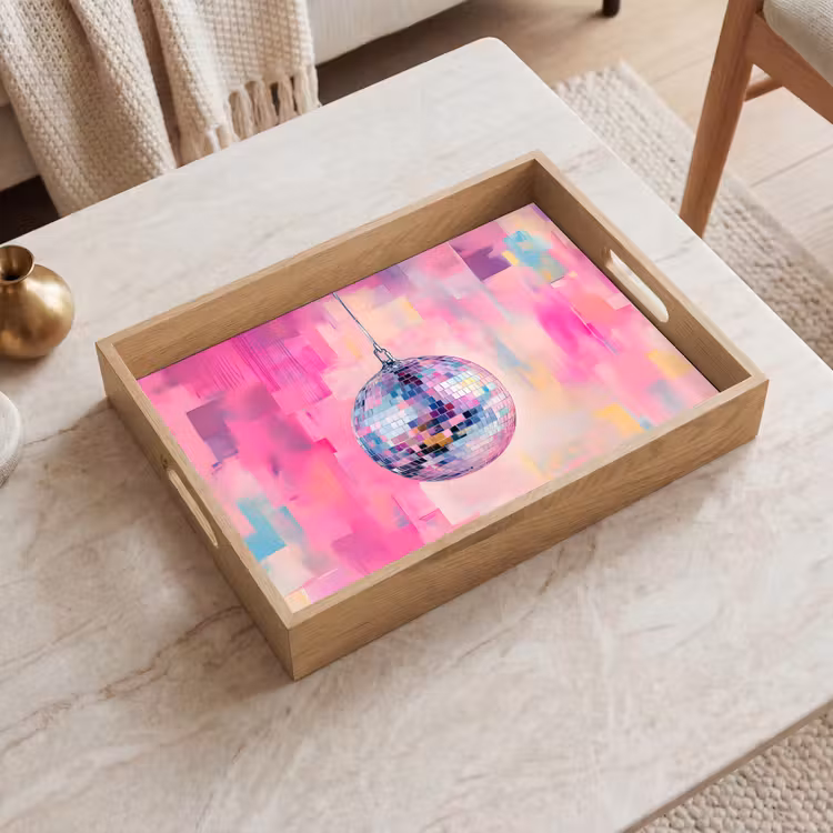 Dienblad - Discobal - Pink - Verf — 2