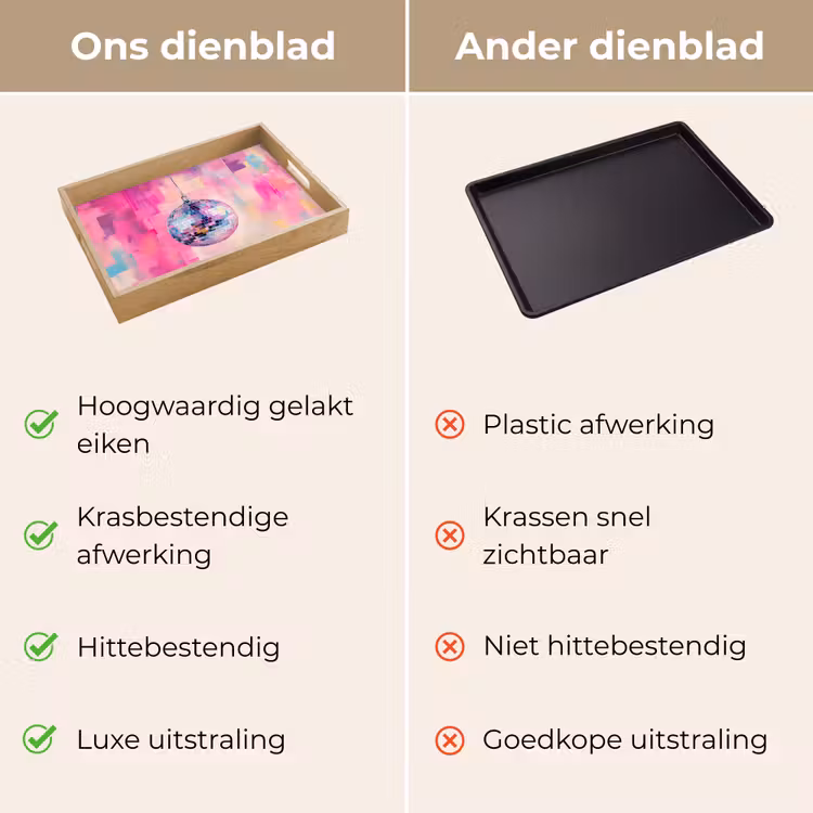 Dienblad - Discobal - Pink - Verf — 9