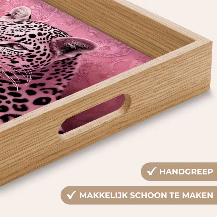 Dienblad - Panter - Luxe - Roze — 8