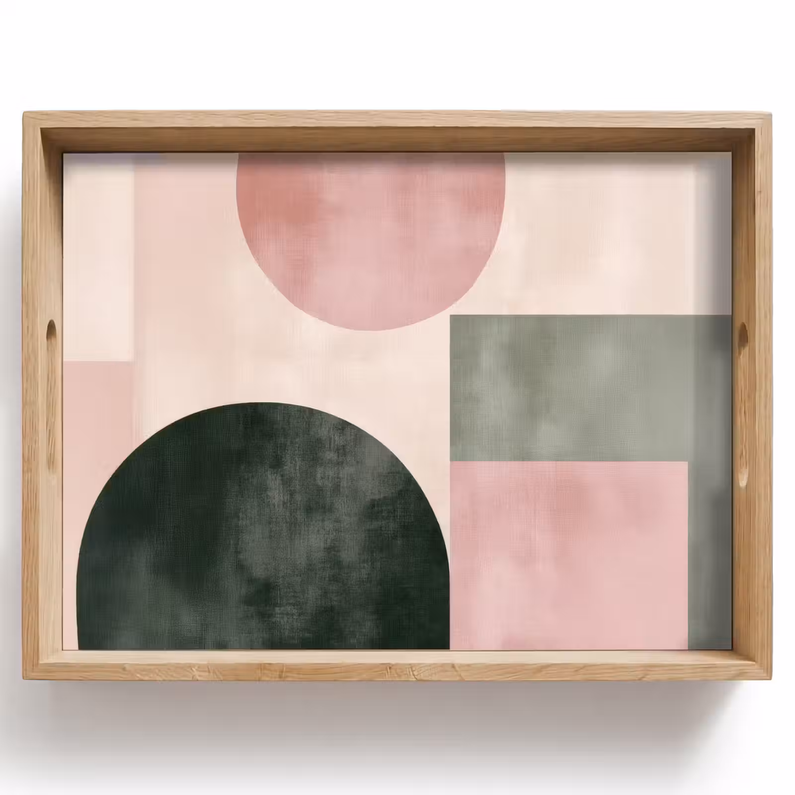 Dienblad - Vormen - Abstract - Cirkel - Zwart — 1