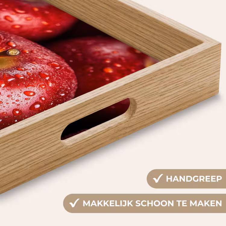 Dienblad - Rood - Appels - Fruit — 8