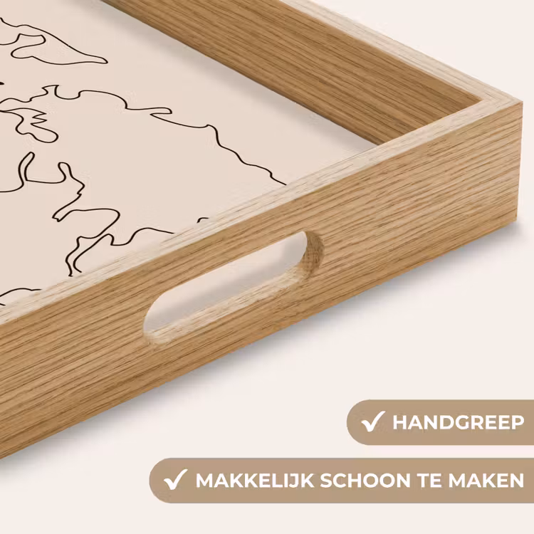 Dienblad - Wereldkaart - Simpel - Vliegtuig — 8