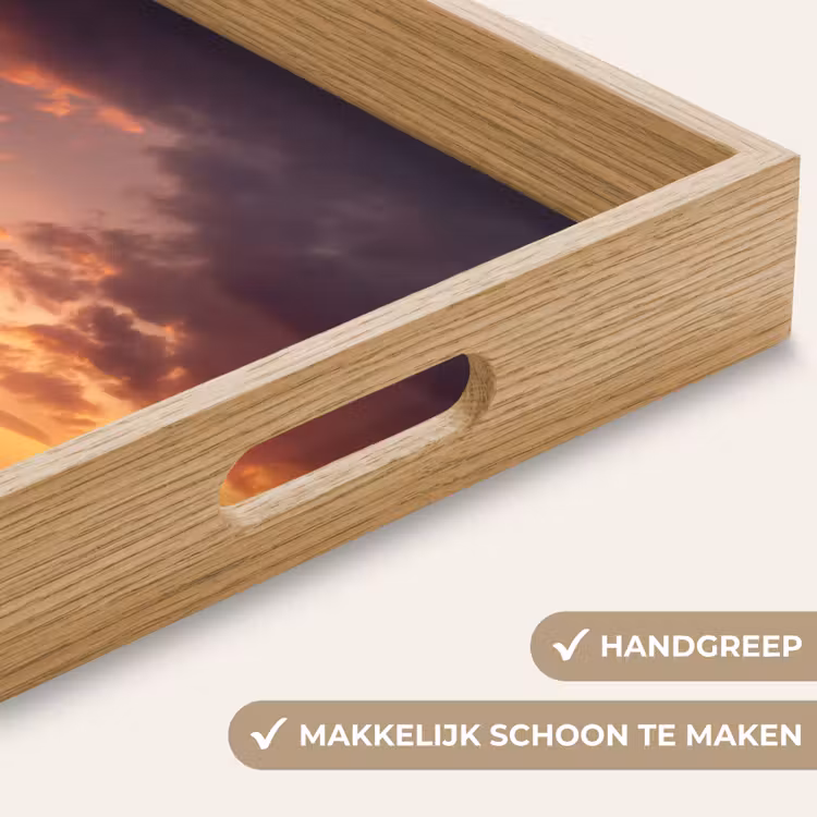 Dienblad - Olifanten - Grasland - Zonsondergang — 8