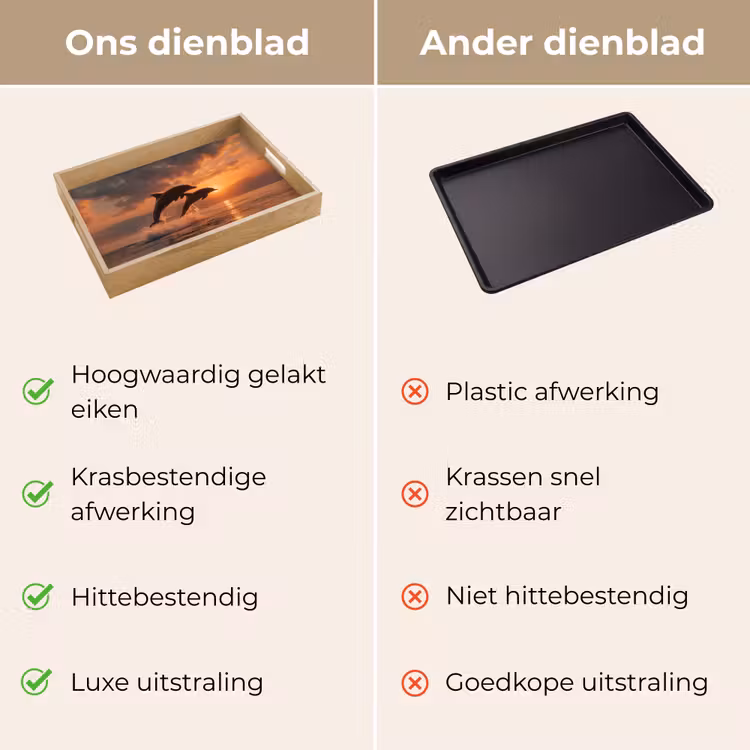 Dienblad - Dolfijnen - Zee - Realistisch — 9