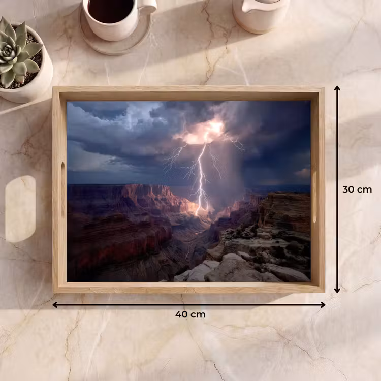 Dienblad - Bliksem - Wolken - Canyon — 7