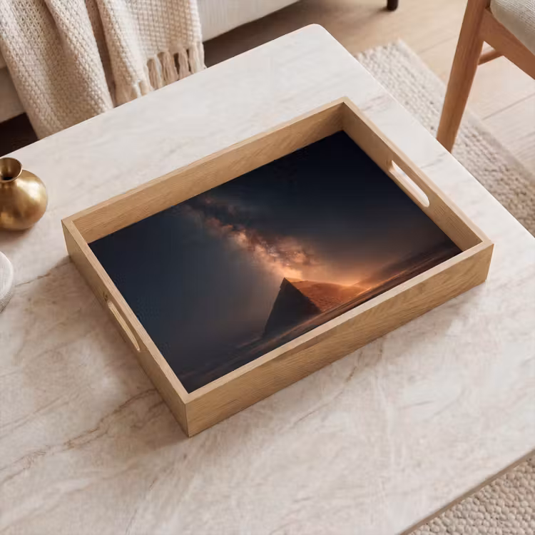 Dienblad - Piramide - Woestijn - Licht — 2