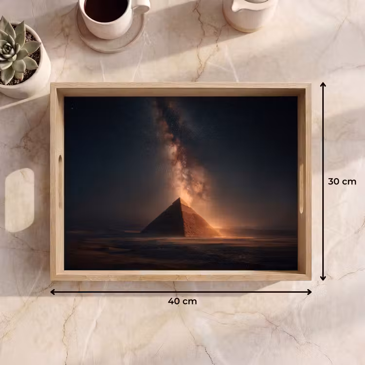 Dienblad - Piramide - Woestijn - Licht — 7