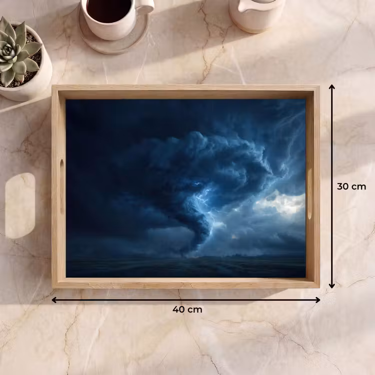 Dienblad - Tornado - Duister - Wolken — 7