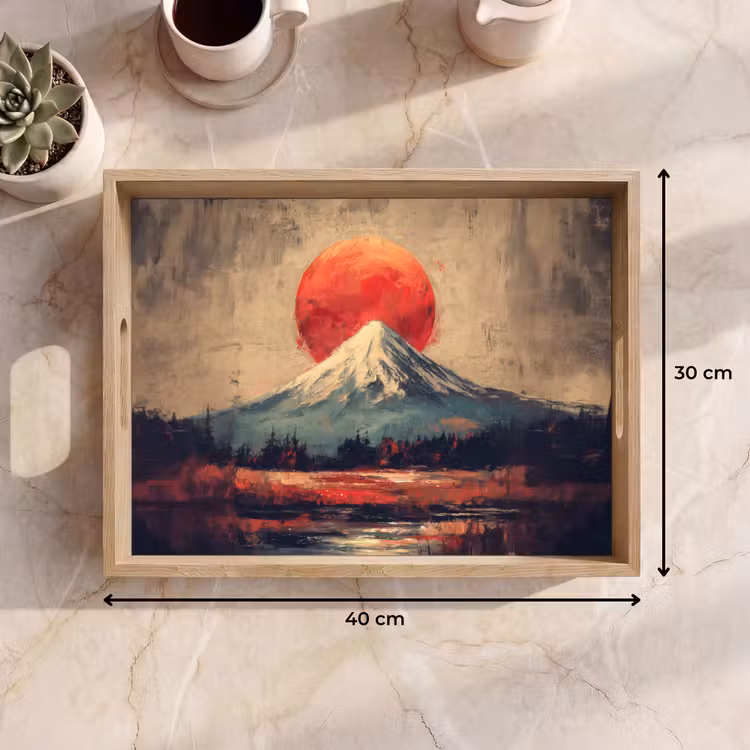 Dienblad - Bergtop - Sneeuw - Zon — 7
