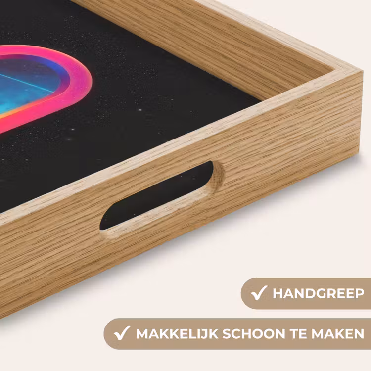 Dienblad - Poortje - Landschap - Sterrenhemel - Roze — 8