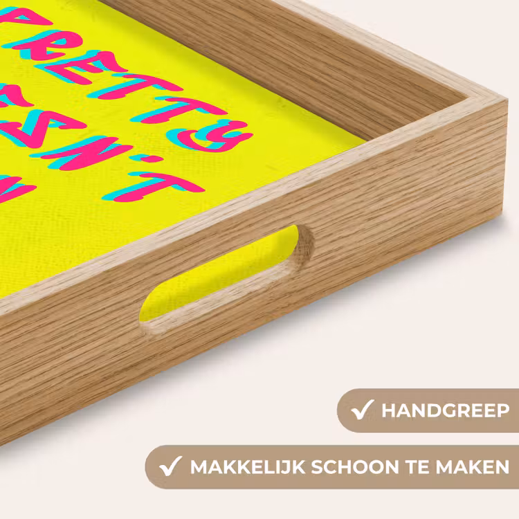 Dienblad - Quote - Minimalistisch - Kleurrijk — 8