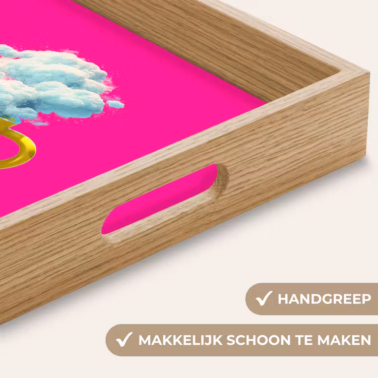 Dienblad - Mok - Wolken - Roze - Minimalitisch — 8