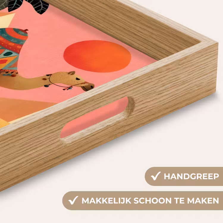Dienblad - Kameel - Pyramides - Rode zon — 8