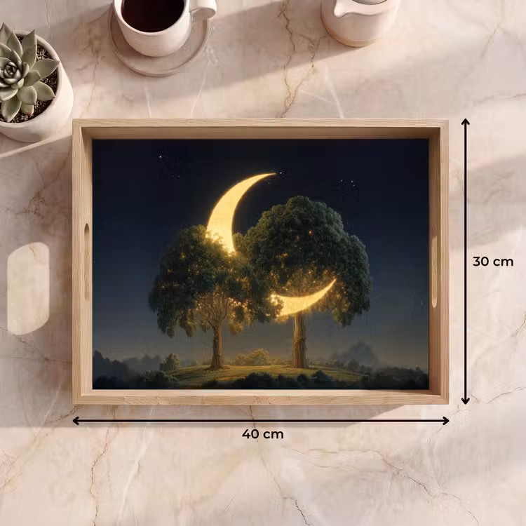 Dienblad - Maan - Bomen - Rust — 7