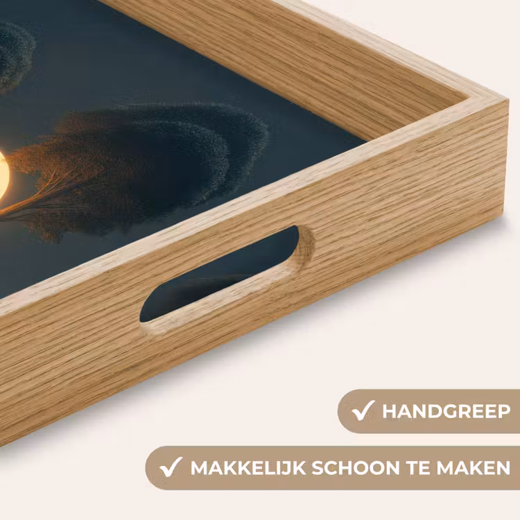 Dienblad - Maan - Bomen - Wandeling — 8