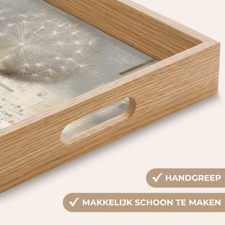 Dienblad - Pluis - Vrouw - Beige — 8