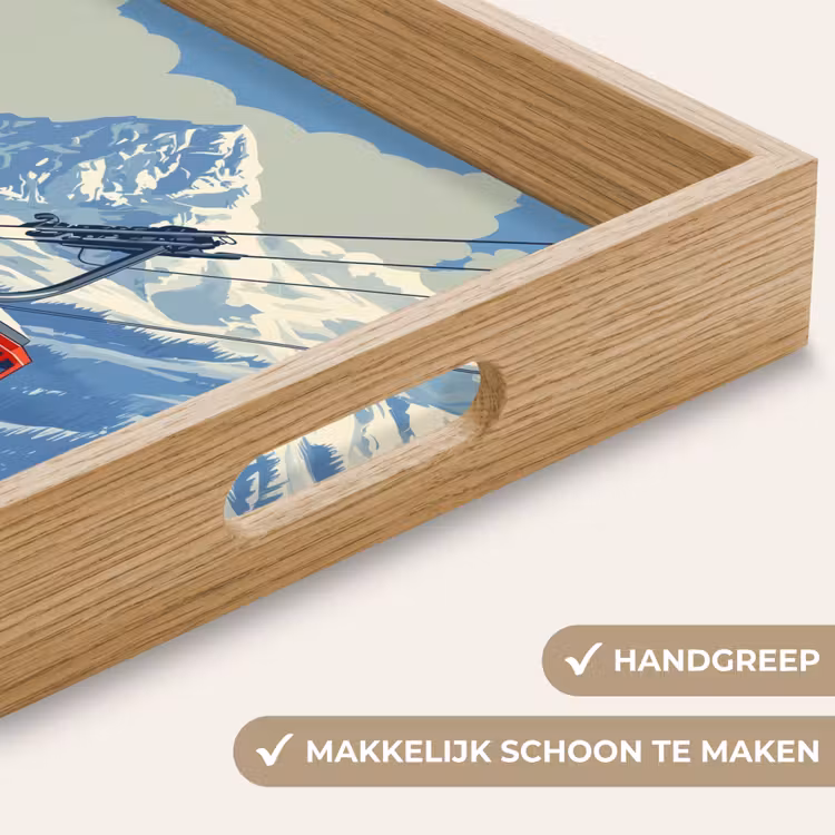 Dienblad - Kabelbaan - Sneeuw - Berglandschap — 8