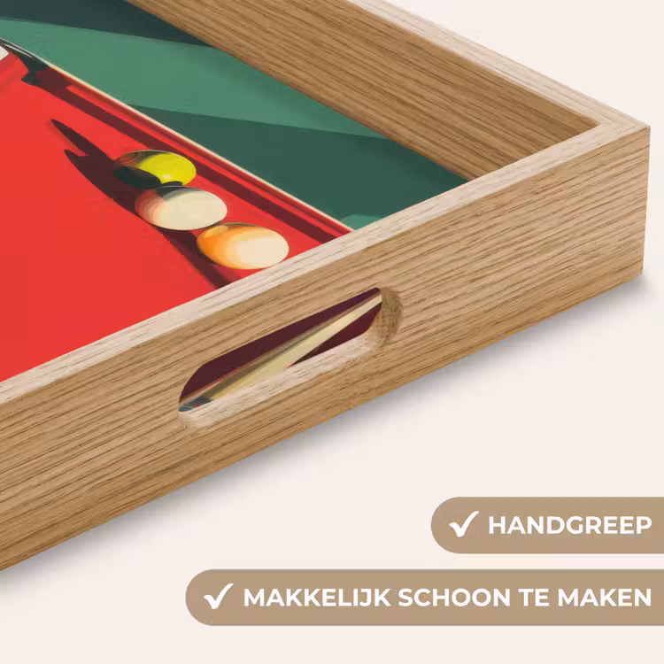 Dienblad - Biljarttafel - Ballen - Rood - Schaduw — 8