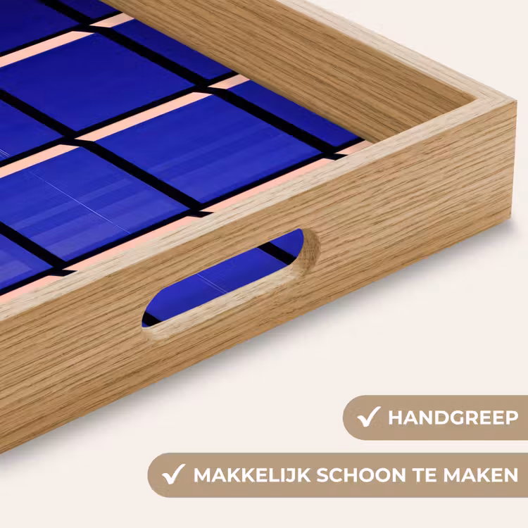 Dienblad - Vliegtuig - Ruiten - Blauw - Rechthoekig — 8