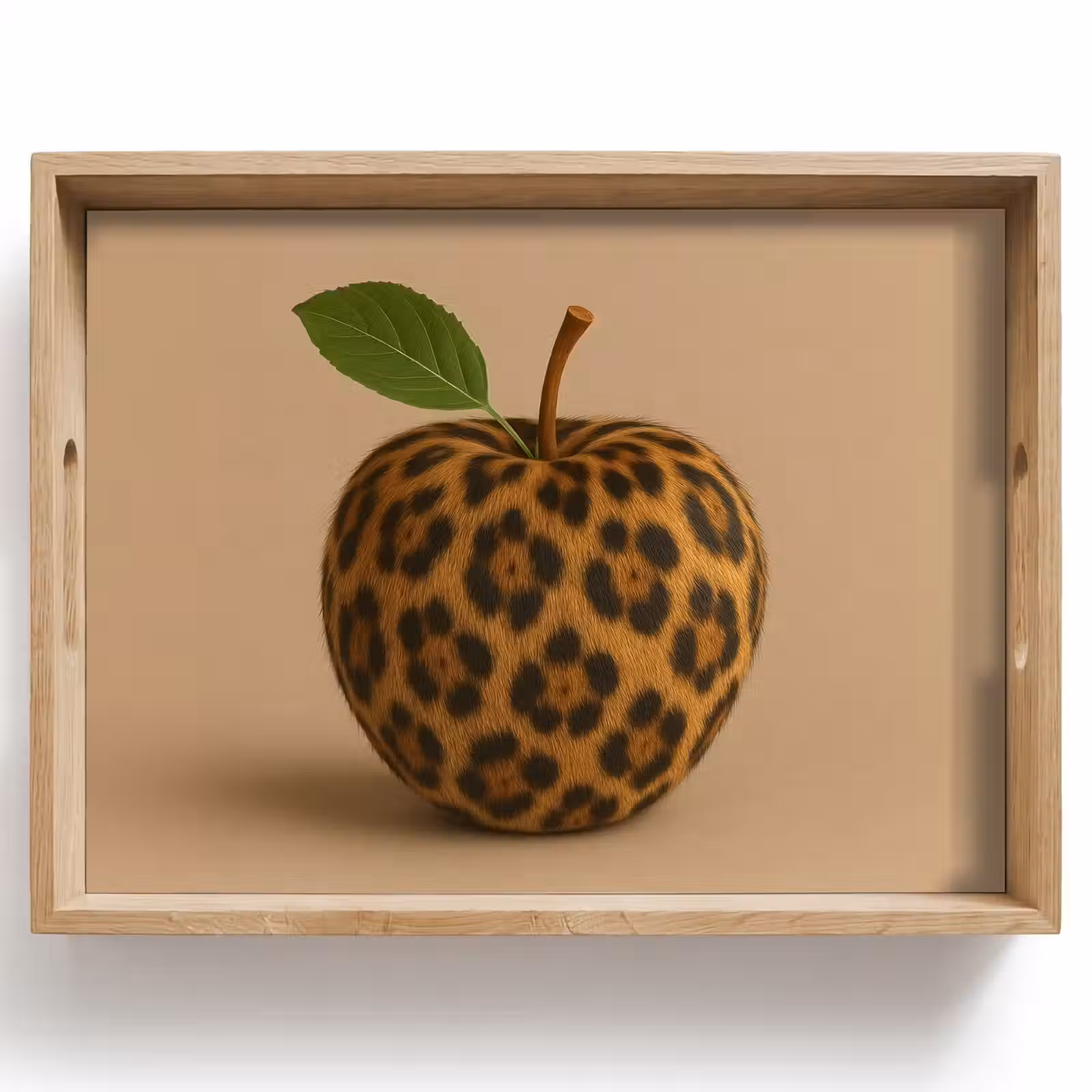 Dienblad - Appel - Panter - Blaadje - Groen — 1
