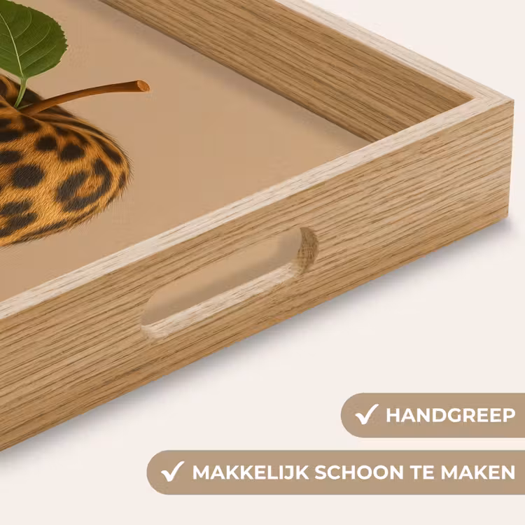 Dienblad - Appel - Panter - Blaadje - Groen — 8