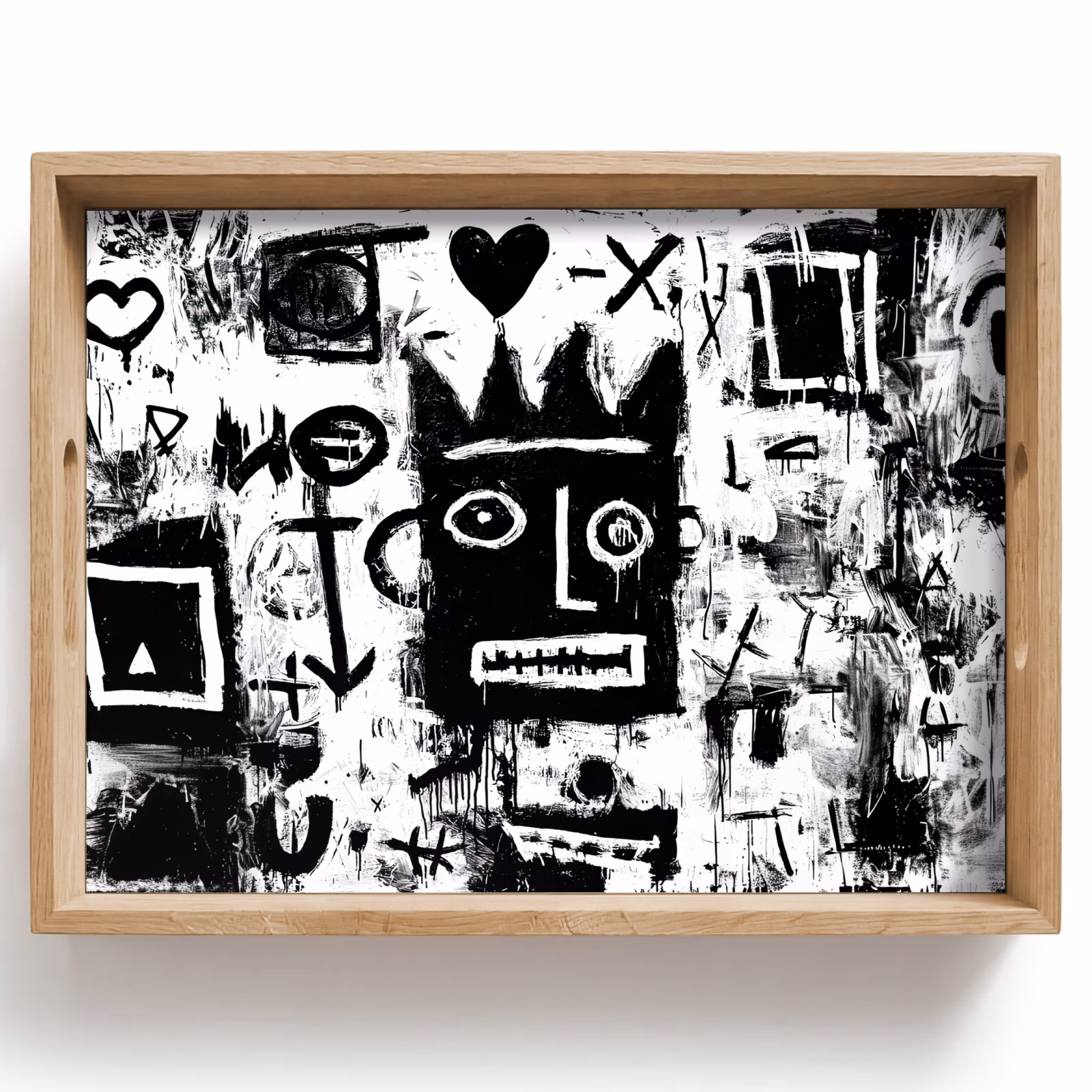 Dienblad - Vormen - Gezocht - Zwart - Abstract — 1