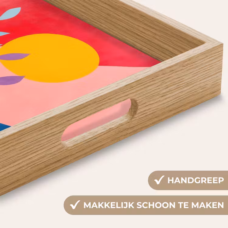 Dienblad - Bladeren - Zon - Abstracte vormen — 8