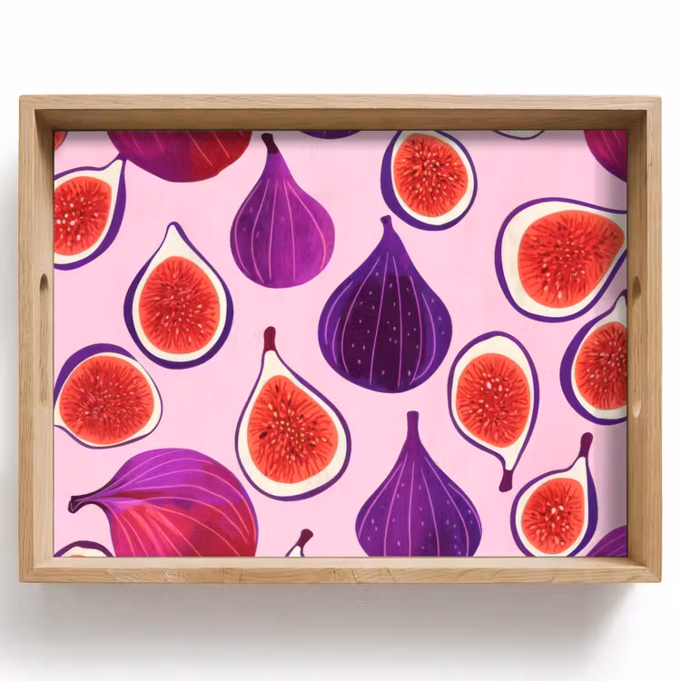 Dienblad - Vijgen - Roze - Paars — 1
