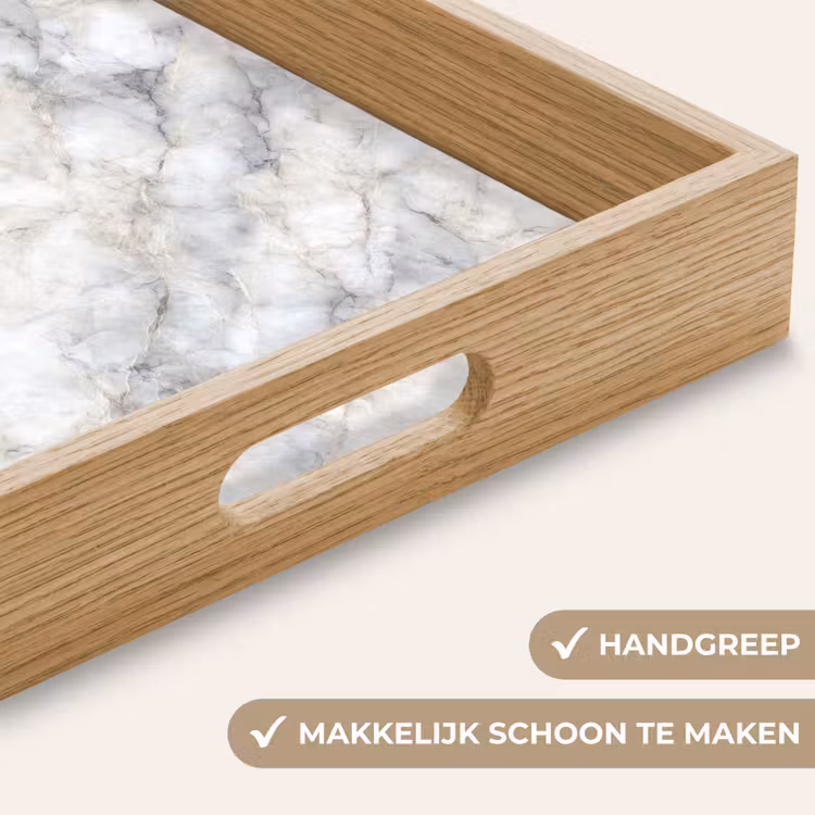 Dienblad - Grijs - Marmer - Gedetailleerd — 8
